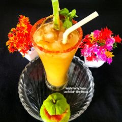 A picture of Chili Guava Mocktail - Spicy Guava Mojito.
