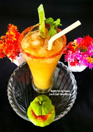 A picture of Chili Guava Mocktail - Spicy Guava Mojito.