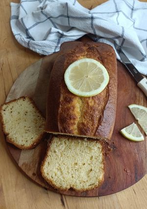 Une photo de 🍋Cake aux zestes de citron façon gâteau au yaourt