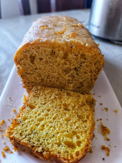 Una foto de Budín de naranja 🍊🧡