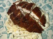 A picture of alfredo sauce