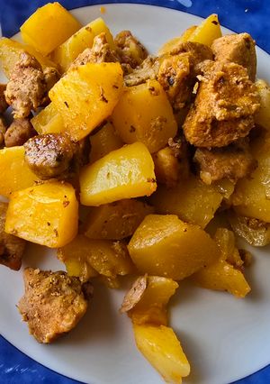 Tepsis burgonya vagy kamu brassói recept fotója