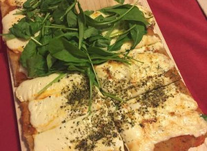 Una foto de Masa para pizza con harina integral