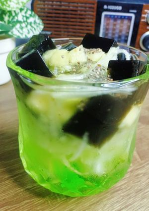 Foto resep Es Timun Melon + Cincau