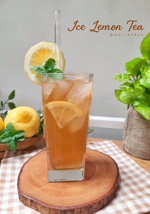Foto resep Es Lemon Tea / Ice Lemon Tea