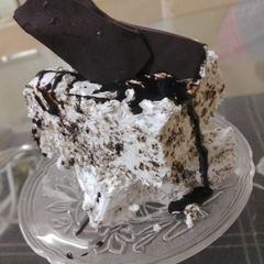 A picture of Cookie And Cake Ice Cream with extra chocolate.