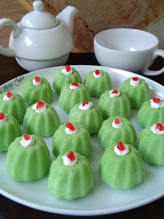 Foto resep Bolu Kukus Pandan Mini