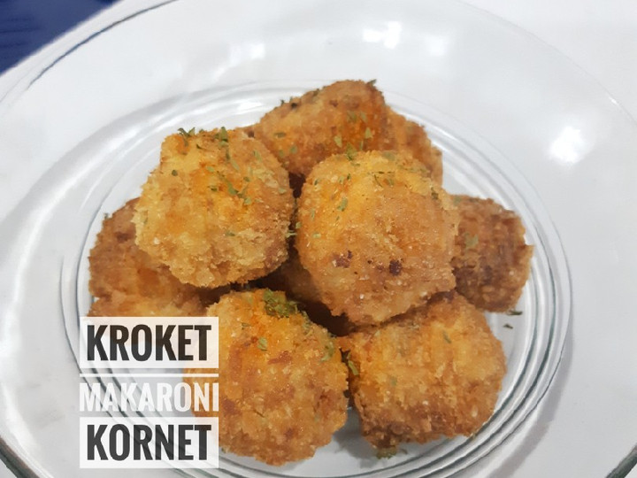 Resep 34. Kroket Makaroni Kornet Garing Lembut, Sempurna