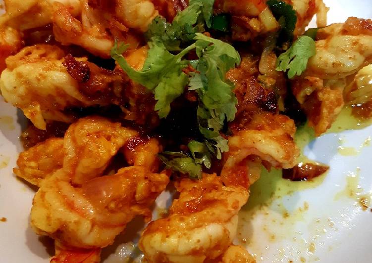 Cara Gampang Membuat Udang goreng bumbu kuning, Bikin Ngiler