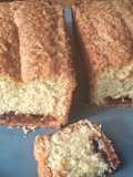 Budin de coco con dulce de leche