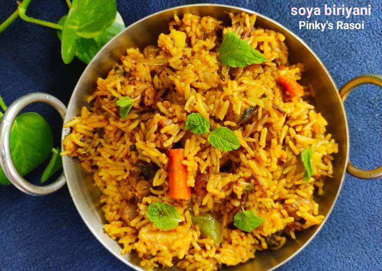 Recipe of Speedy Soya biriyani