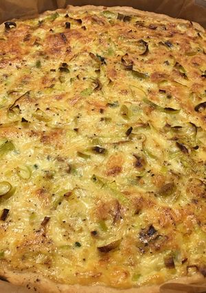 Φωτογραφία της συνταγής Quiche Lorraine με πράσα 🍽