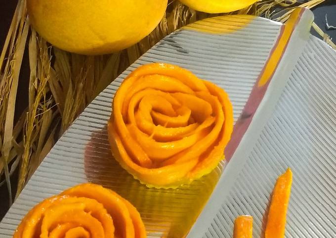 Recipe of Favorite Mango rose cup cakes