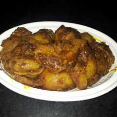 A picture of Stuffed tinde masala.