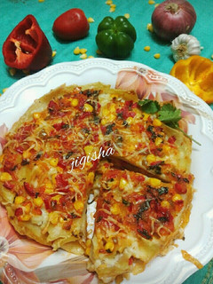 A picture of Vegetable lasagna.