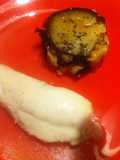 Cuore di petto di pollo con melanzana
