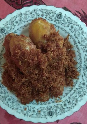 Foto resep Ayam bumbu serundeng sederhana