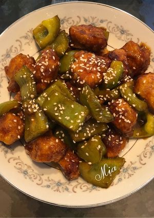 Hình của món Gà chua ngọt.