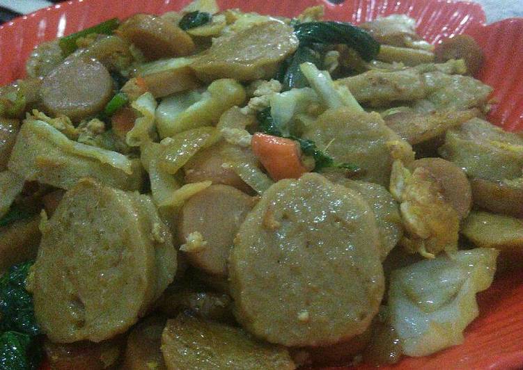 Bakso Sosis Tumis Pedas