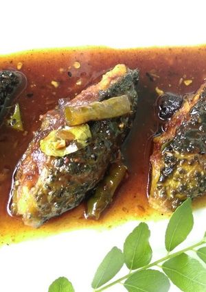 A picture of Chat Pata Karela.