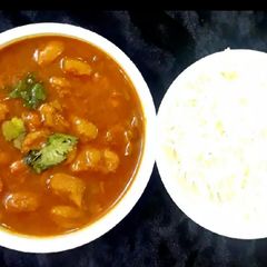 A picture of Rajma Chawal.