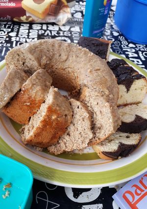 Una foto de Budín banana, avena y miel