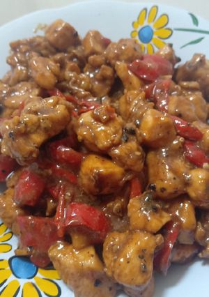 Foto resep Ayam lada hitam