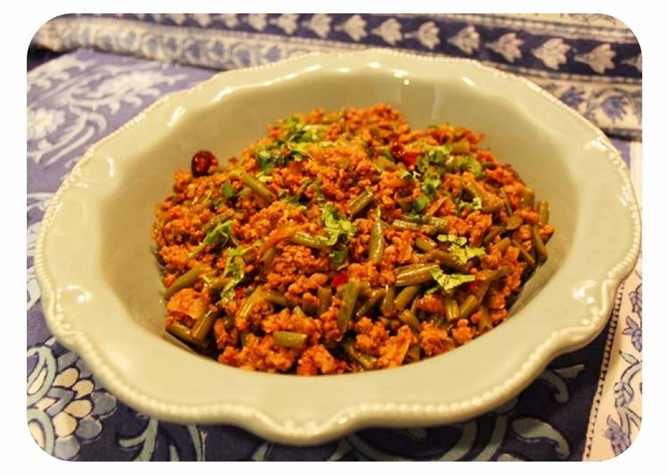 How to Make Ultimate Farash Bean Qeema - Pakistani style Minced Meat &amp; French Beans