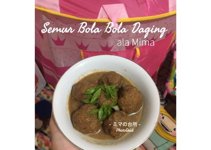 Semur Bola Bola Daging