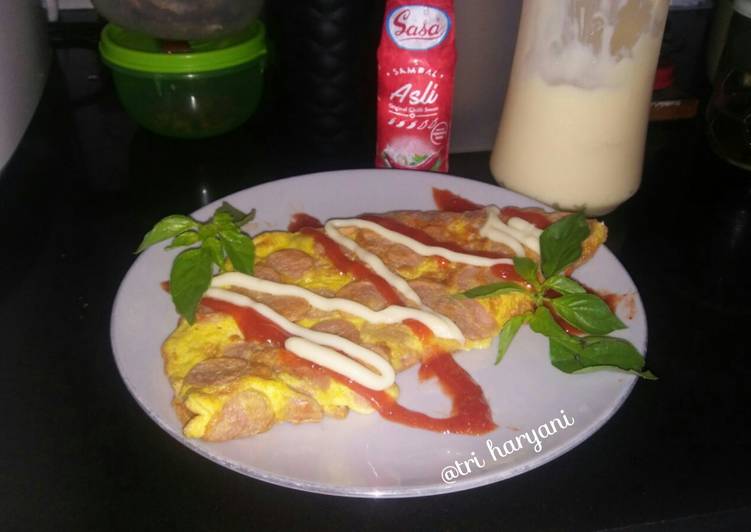 Telur Dadar Sosis