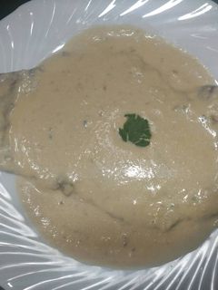 Una foto de Bistec de Ternera con Salsa Roquefort