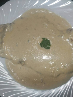 Una foto de Bistec de Ternera con Salsa Roquefort