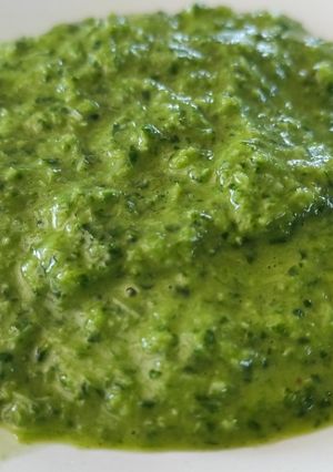 Una foto de Salsa de perejil
