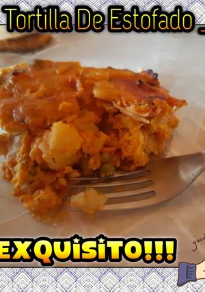 Una foto de Tortilla de Estofado