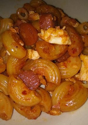 Foto resep Macaroni Sosis Pedas Manis 🌶