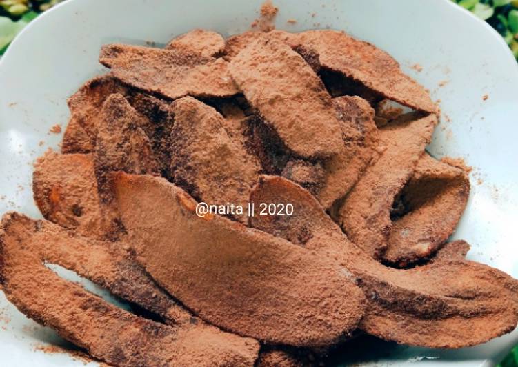 Keripik pisangšcoklat (khas Lampung)