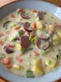 Cabanossi-Käse-Suppe