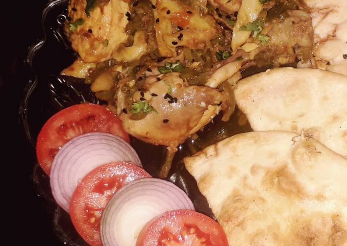 Step-by-Step Guide to Make Award-winning Capsicum with potato chicken karahi