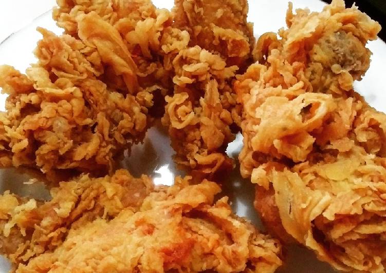 5 Resep: Ayam KFC KW kriwil (versi-2) yang Enak Banget!