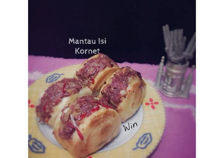 Resep Mantau Isi Kornet Sederhana