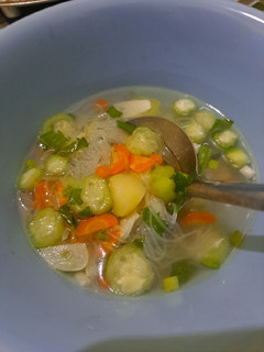 Foto resep Sayur sop bihun dan gambas