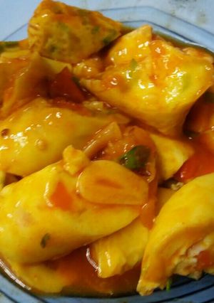 Foto resep Rolade telur wortel pedas