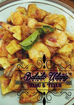 Foto resep Balado Udang Tahu & Telur