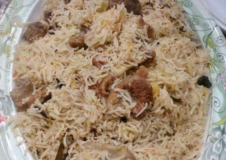 Chicken yakhani pulao