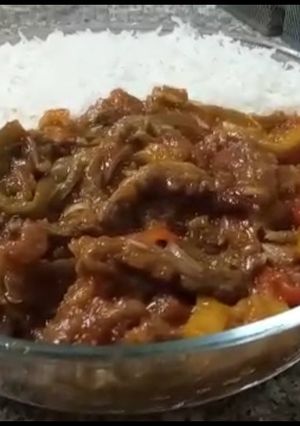 A picture of Beef stir fry.