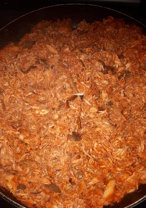 Una foto de Pulpa de jaiba a la Veracruzana