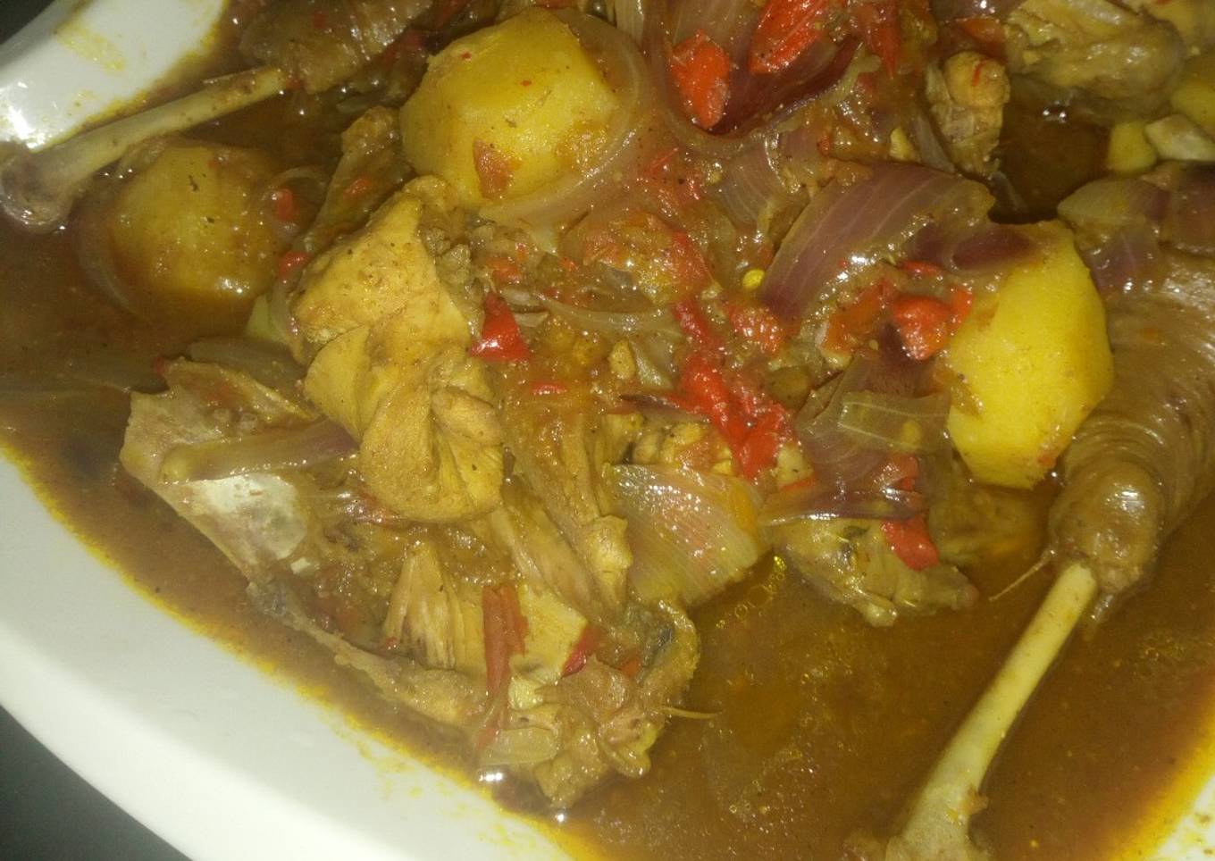 Chicken pepper soup