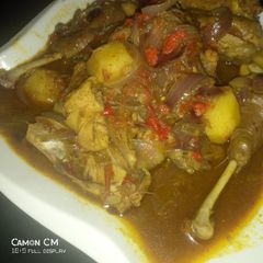Chicken pepper soup A picture of Chicken pepper soup.