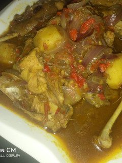 A picture of Chicken pepper soup.