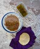 Bisteck ranchero ya servido